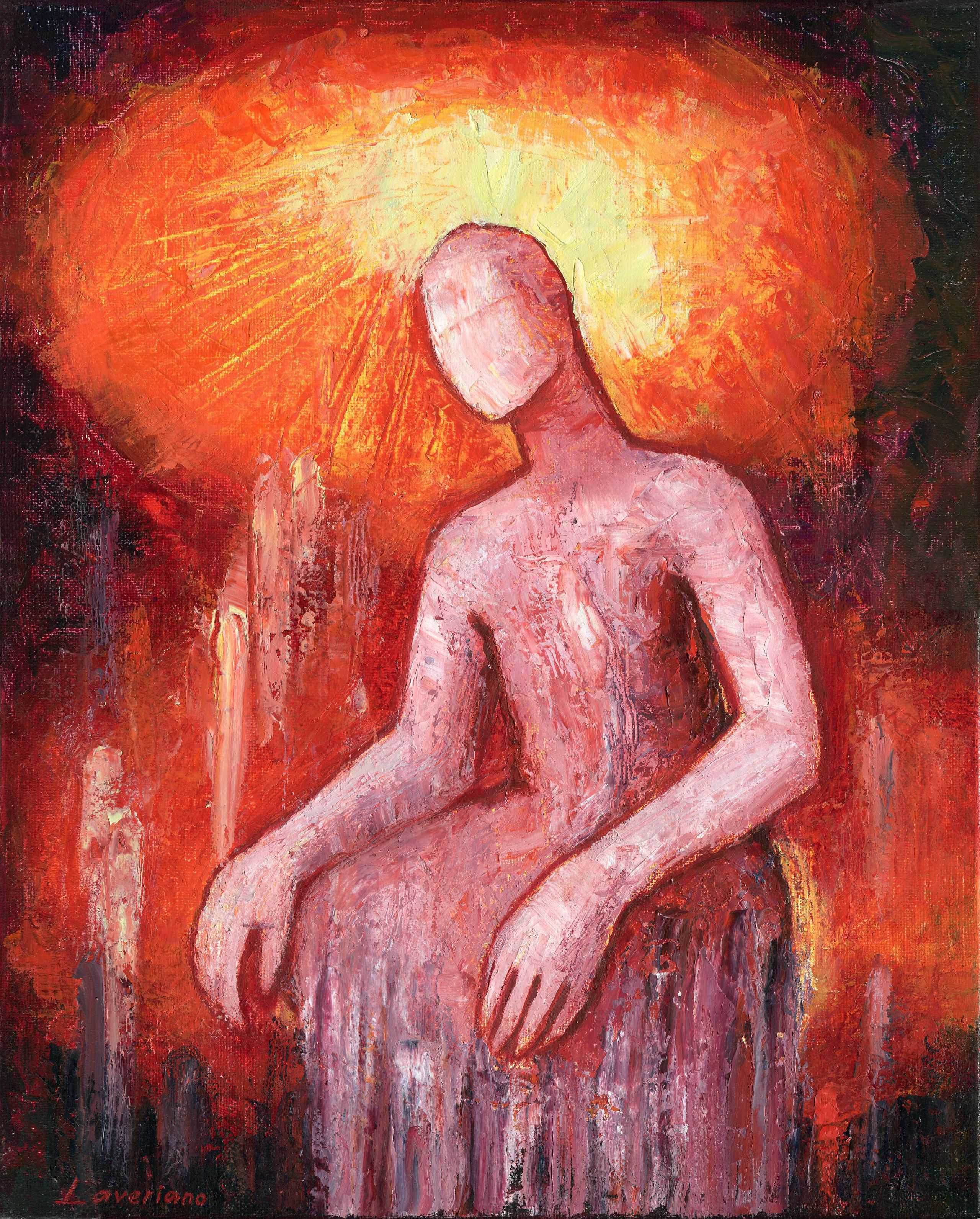Ascendant, 2026. Oil on canvas 41 x 33 cm.
